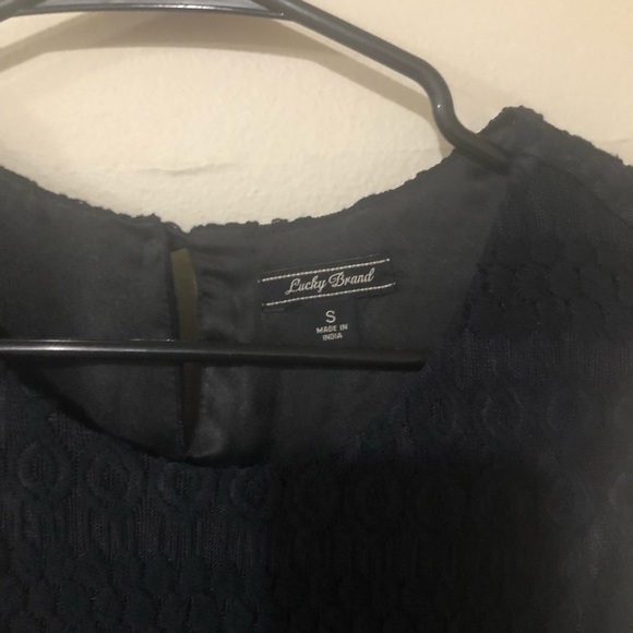 Lucky Brand Fringe Layered Mini Shift Dress SZ S - Picture 5 of 10